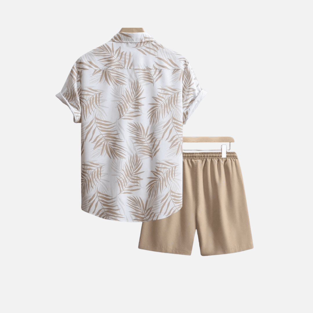 Estilo Hombre™ Set Verano 2x1 – Conjunto Tropical Elegante para Hombre (4 piezas)