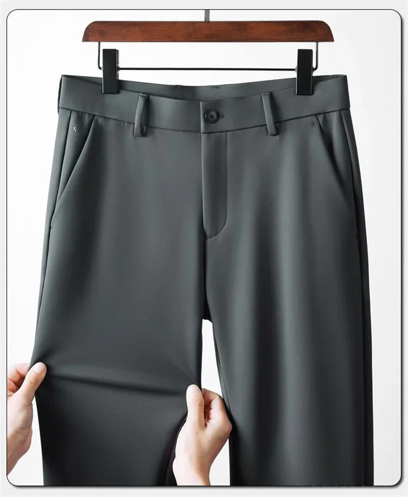 Pantalón Recto de Lujo