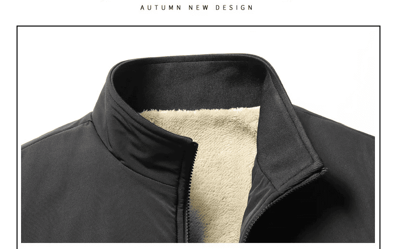 Chaqueta Casual de Negocios – Lana Gruesa con Toque de Sofisticación