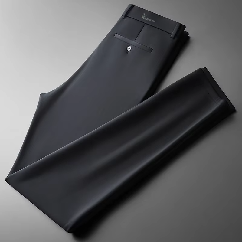 Pantalón Recto de Lujo