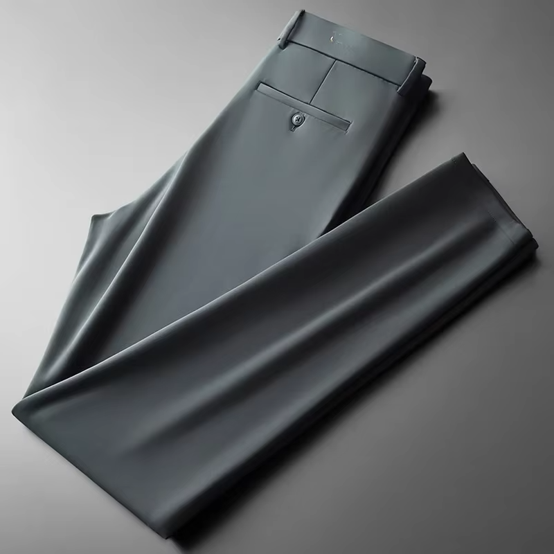 Pantalón Recto de Lujo