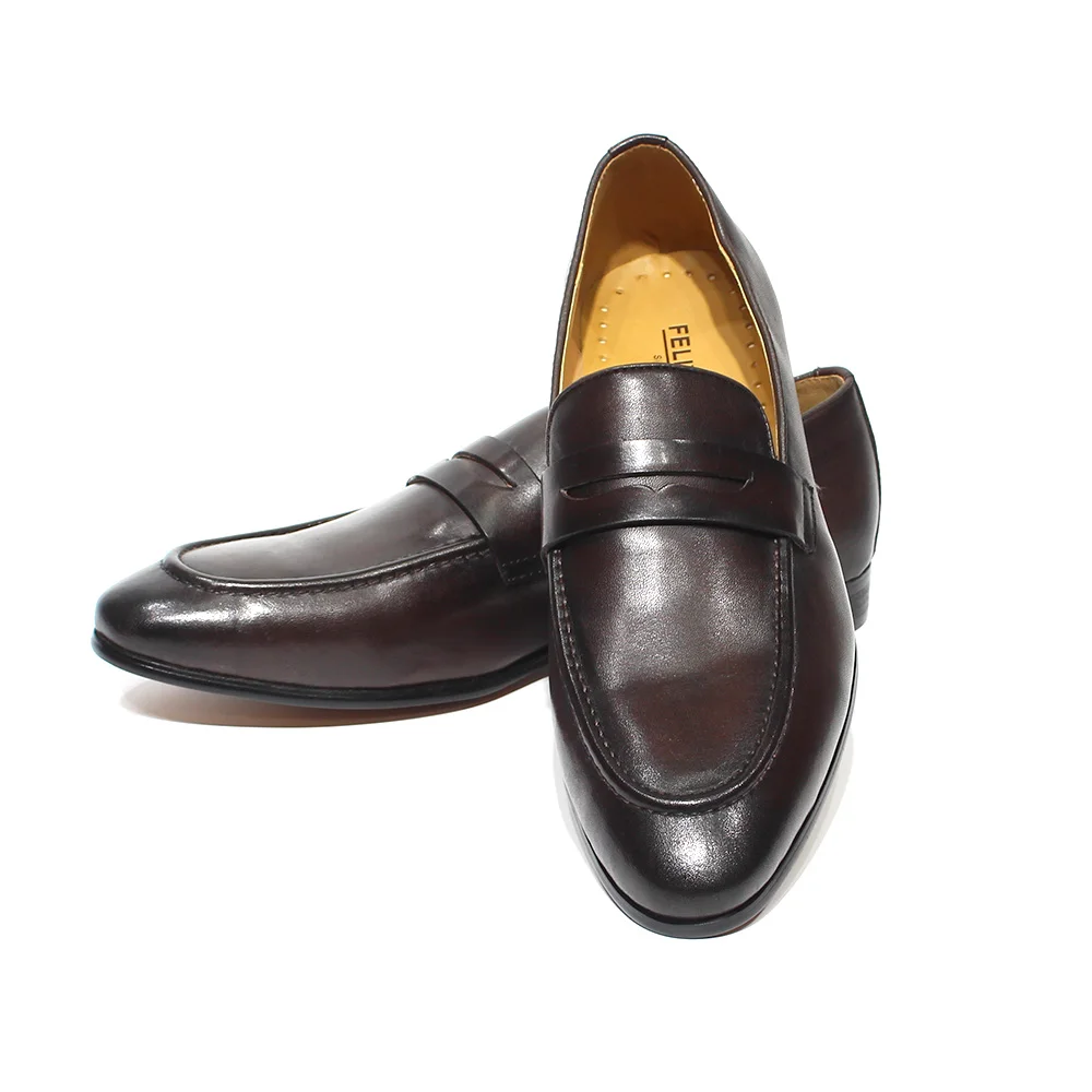 Zapato Mocasín Casual Elegante de Cuero Genuino
