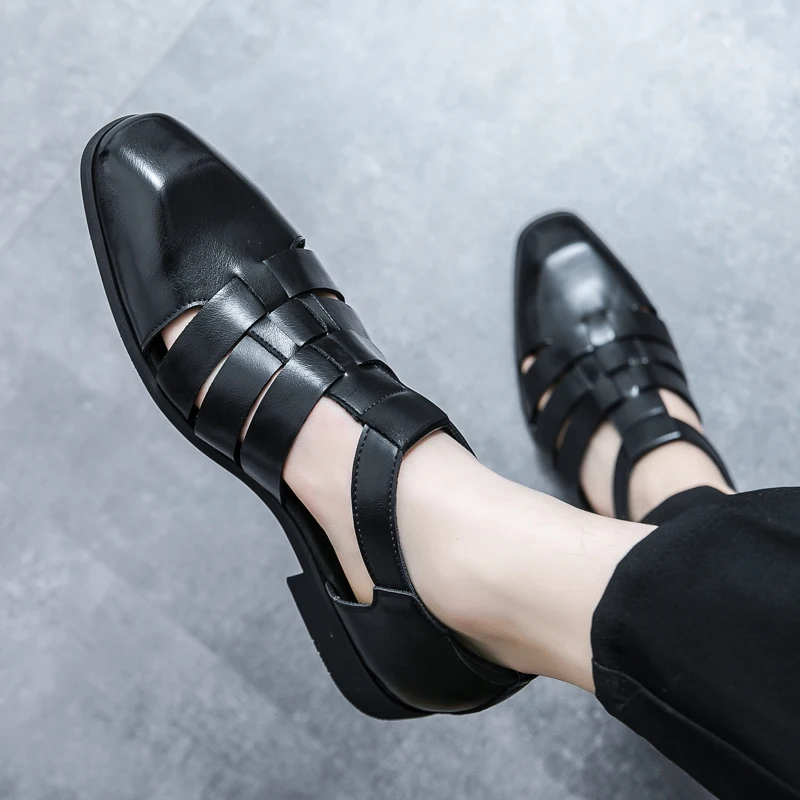 Zapatos de Cuero Legítimo Premium – Sandalias Transpirables para Negocios