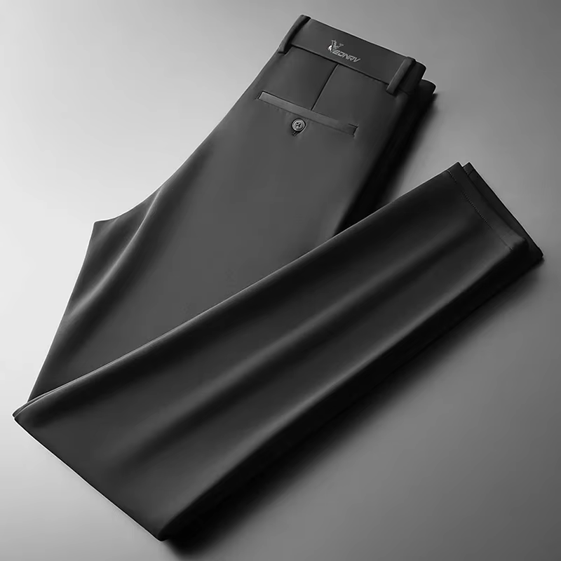 Pantalón Recto de Lujo