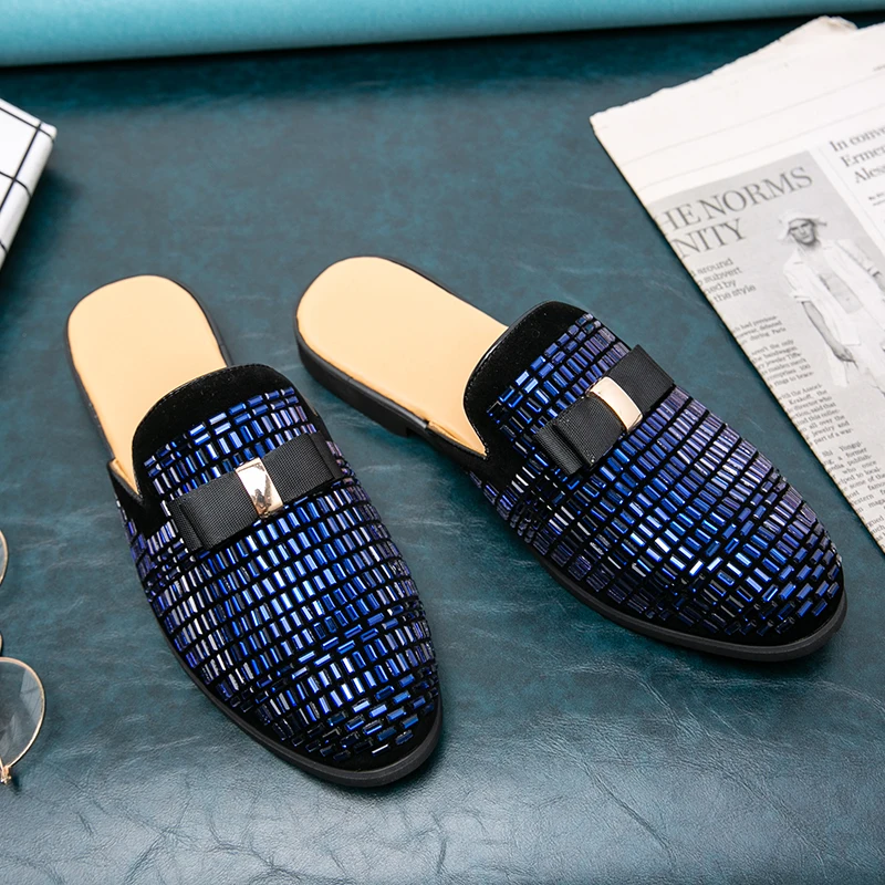 Zapato Mocasín Negro de Cuero – Estilo de Media Estación