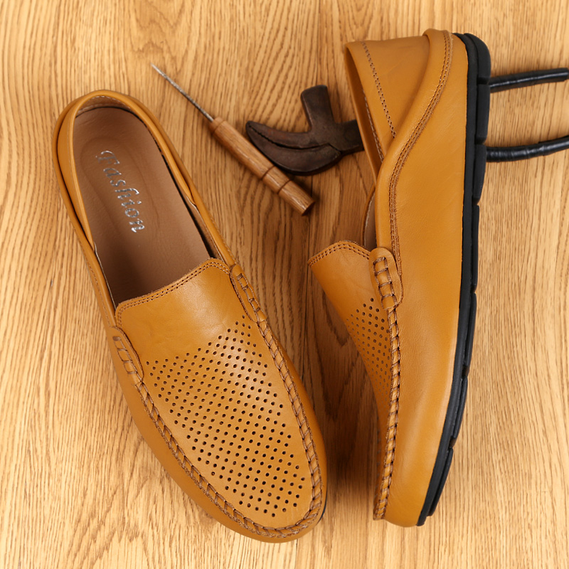 Zapato Mocasín Casual de Cuero – Lujo Italiano