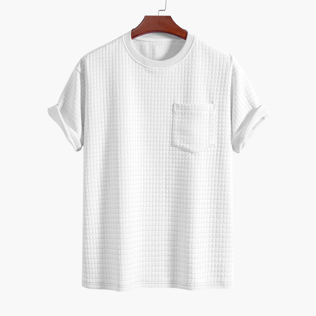 Camisa "Pixel Tech" – Textura 3D y Estilo Minimalista