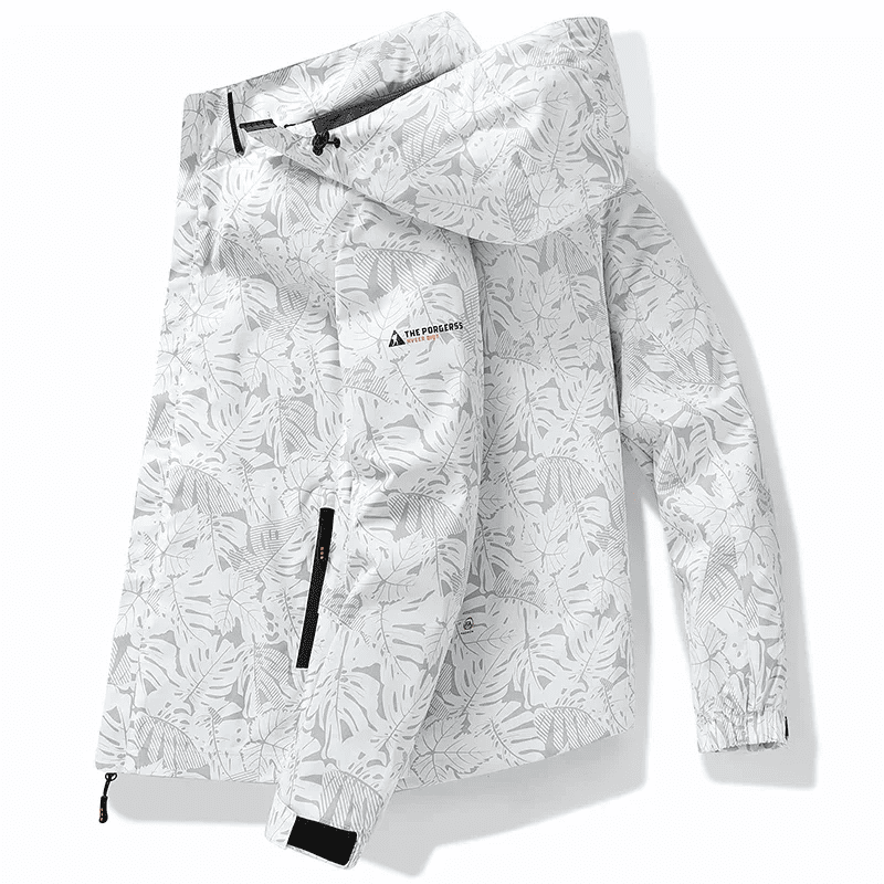 Chaqueta Deportiva de Montañismo – Impermeable y a Prueba de Viento con Capucha