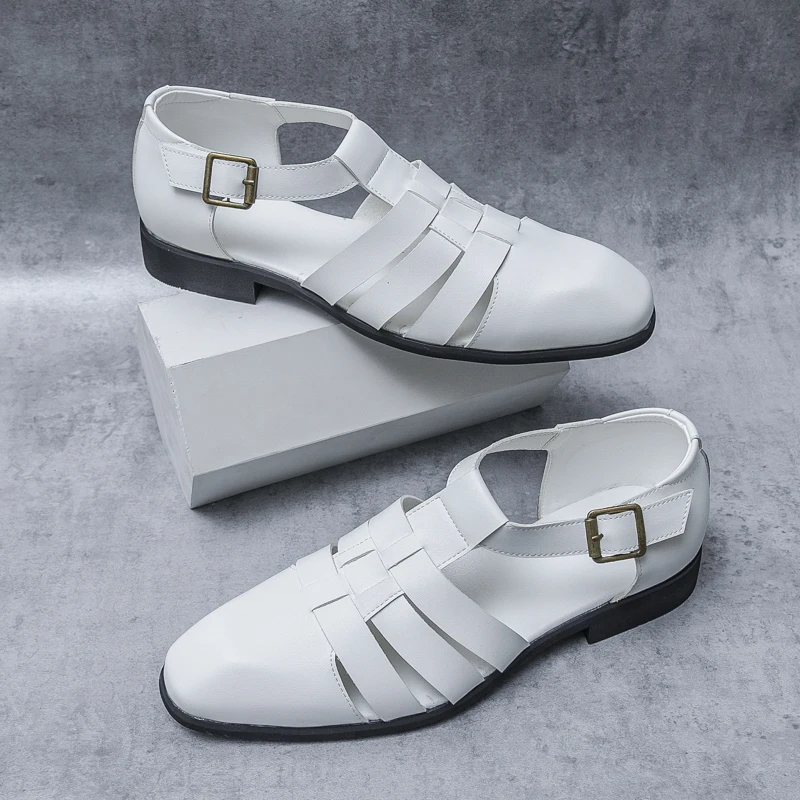 Zapatos de Cuero Legítimo Premium – Sandalias Transpirables para Negocios