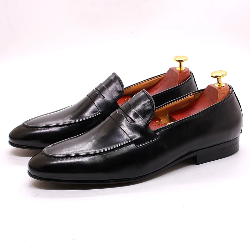 Zapato Mocasín Casual Elegante de Cuero Genuino