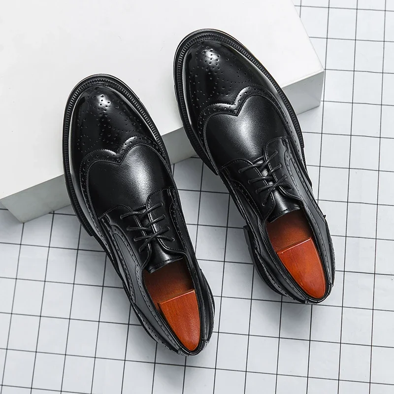 Zapatos Oxford Estilo Británico – Calzado Formal en Cuero Genuino