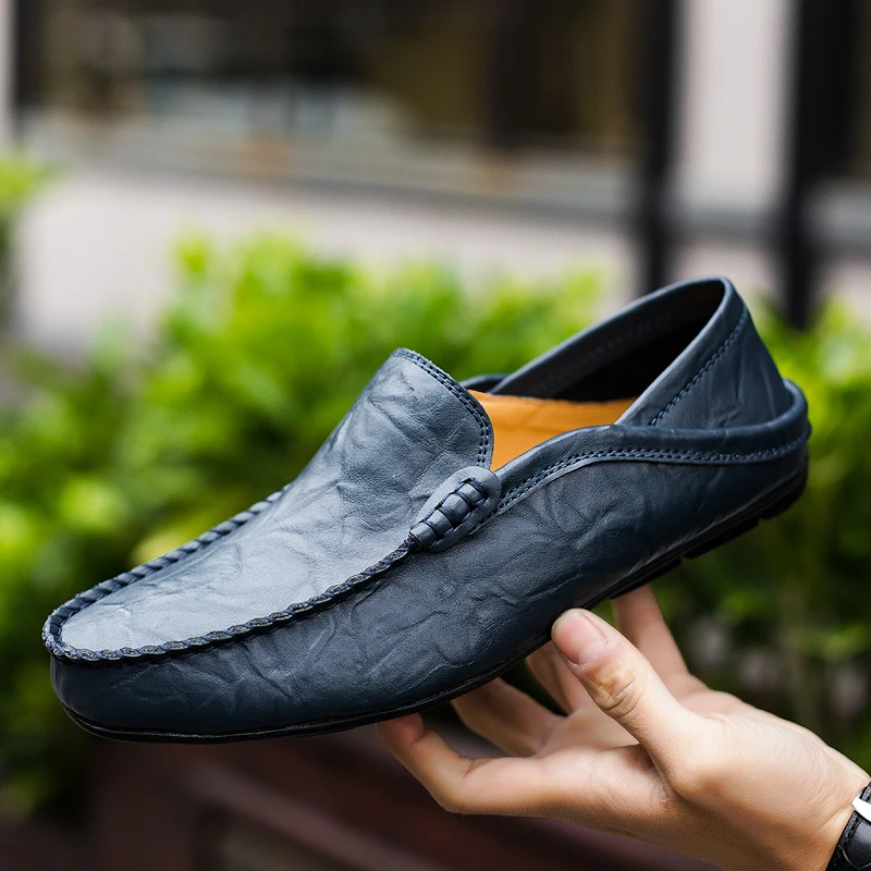 Zapato Mocasín Casual de Cuero – Lujo Italiano