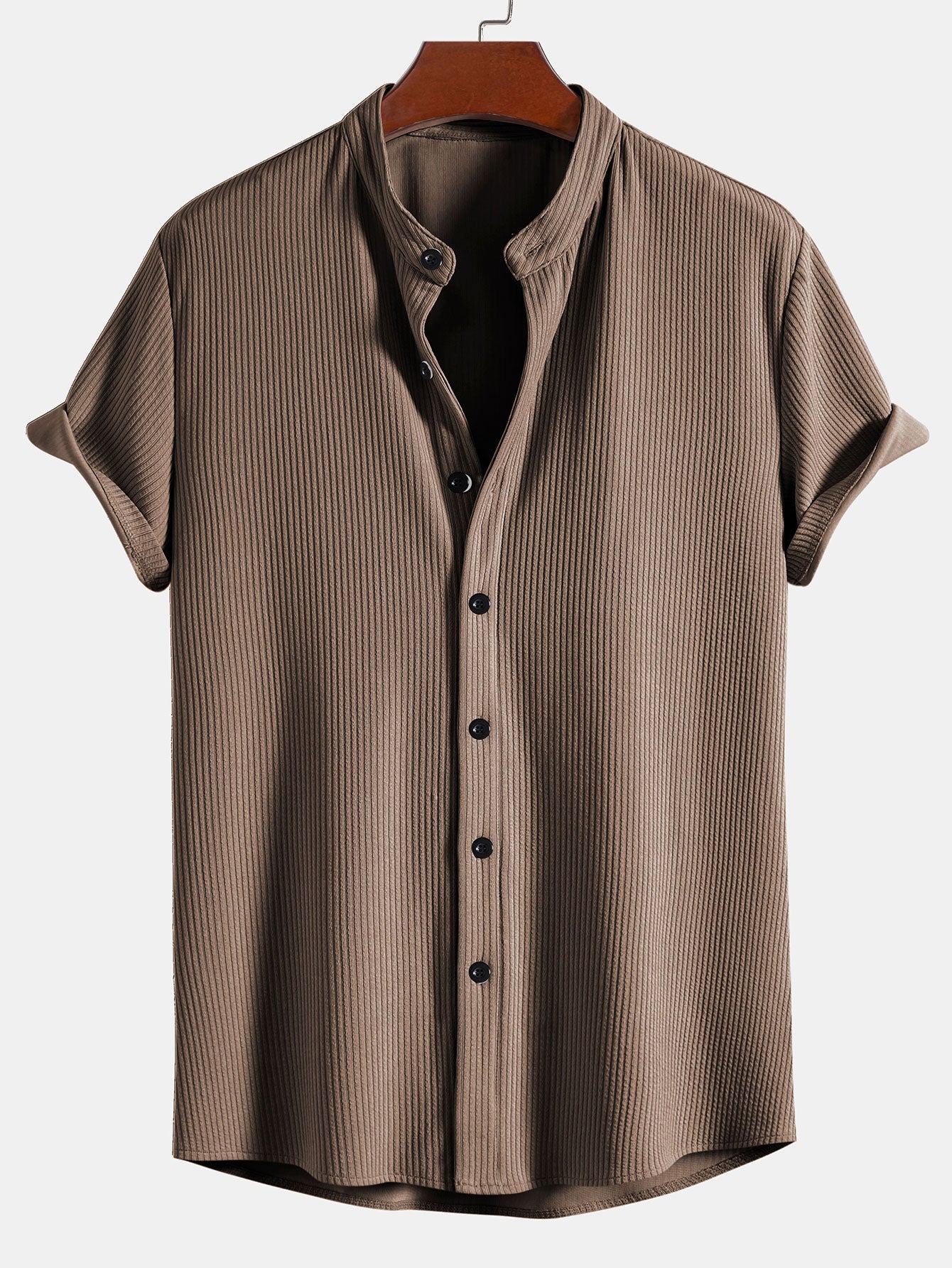 Camisa "Mao Muscle" – Textura Acanalada y Estilo Atlético