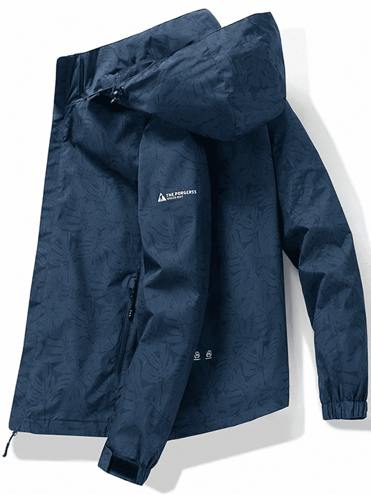 Chaqueta Deportiva de Montañismo – Impermeable y a Prueba de Viento con Capucha