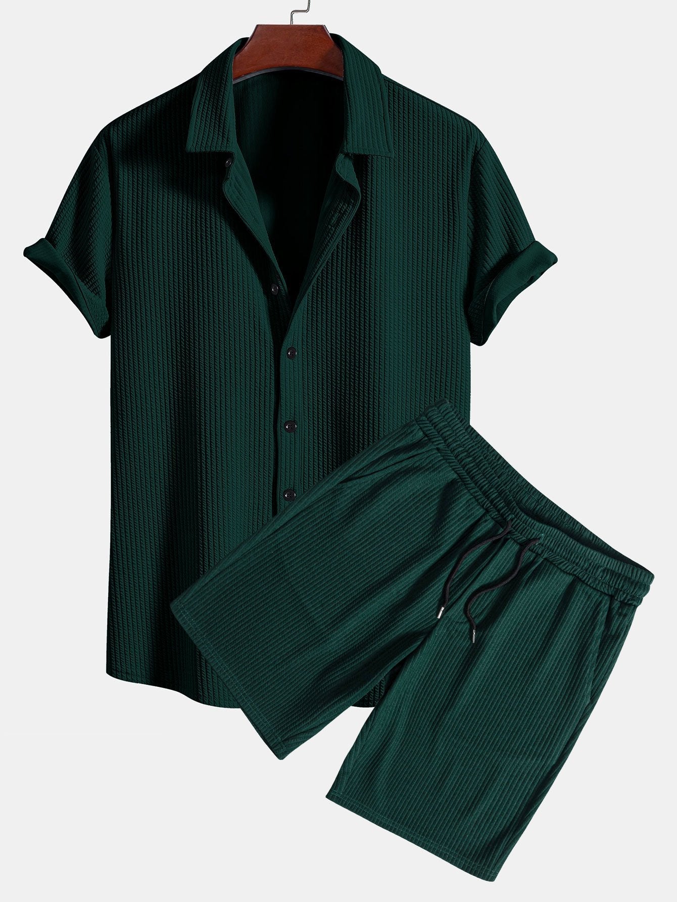 Conjunto Muscle Fit "Elite" – Textura y Elasticidad Superior