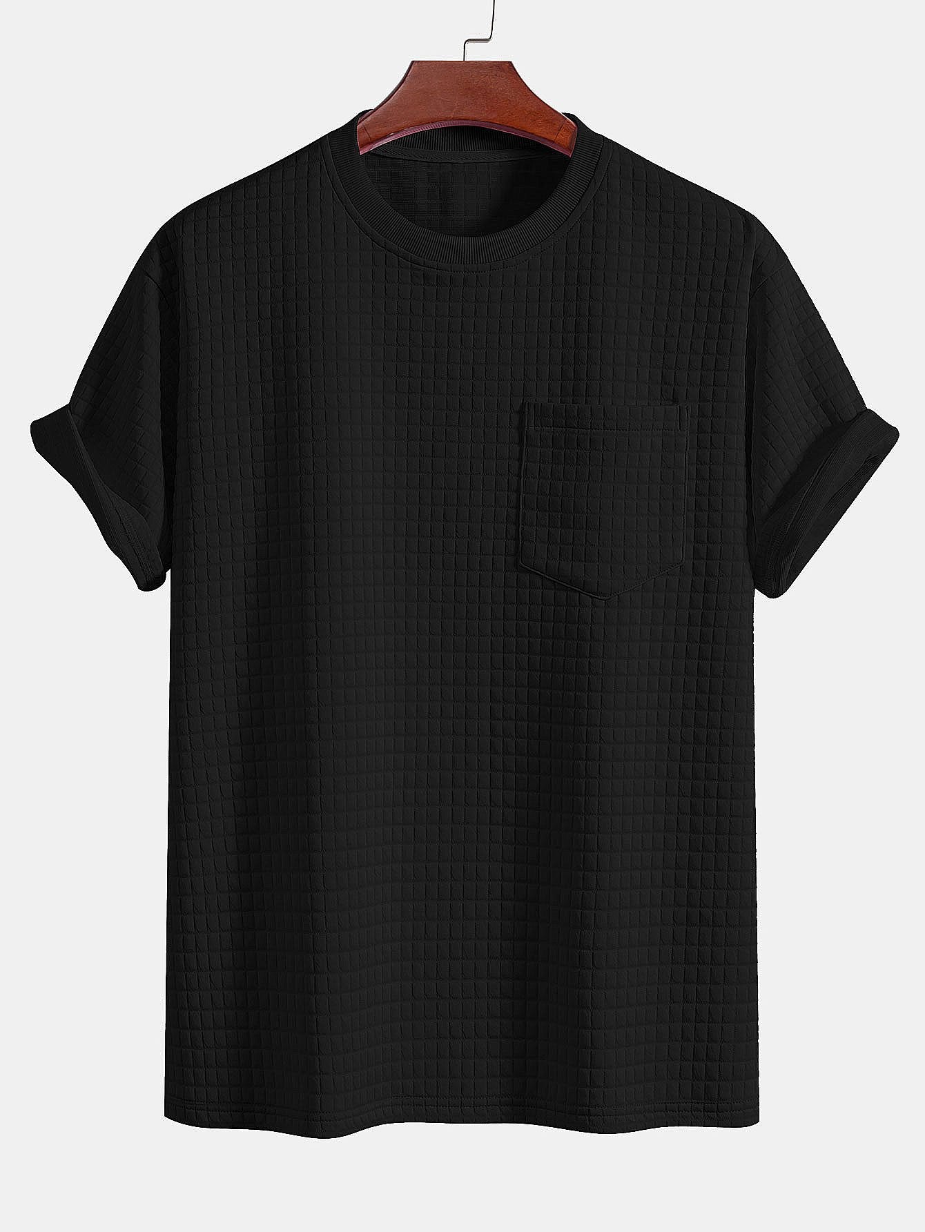 Camisa "Pixel Tech" – Textura 3D y Estilo Minimalista