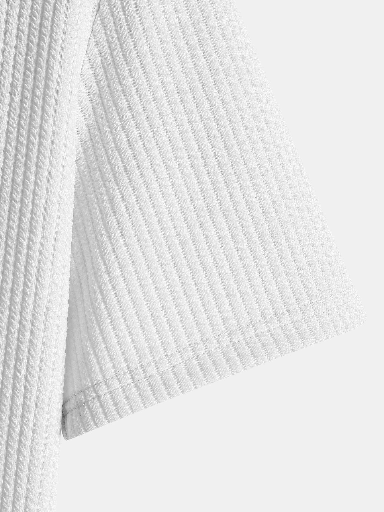 Conjunto "Onyx" – Textura Acanalada y Ajuste Muscle Fit