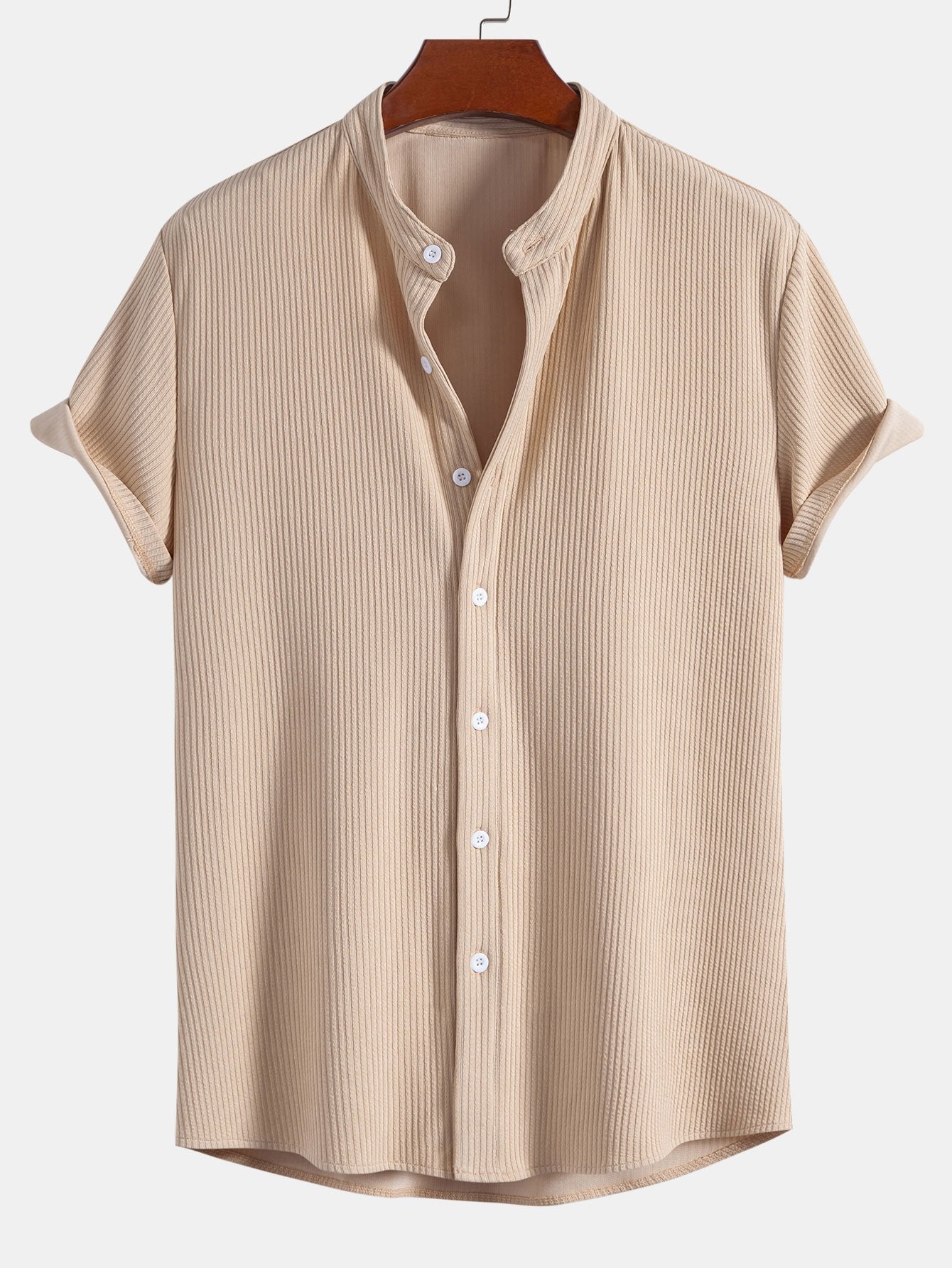 Camisa "Mao Muscle" – Textura Acanalada y Estilo Atlético