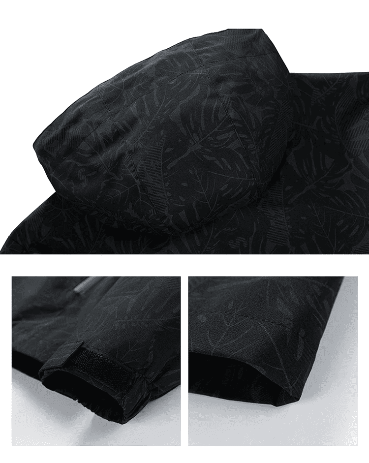 Chaqueta Deportiva de Montañismo – Impermeable y a Prueba de Viento con Capucha