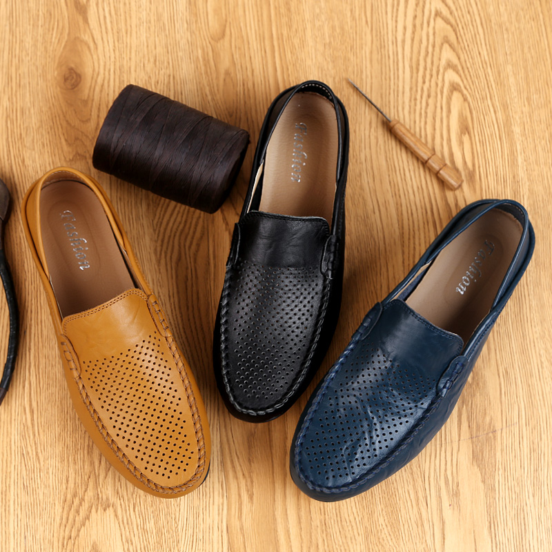 Zapato Mocasín Casual de Cuero – Lujo Italiano