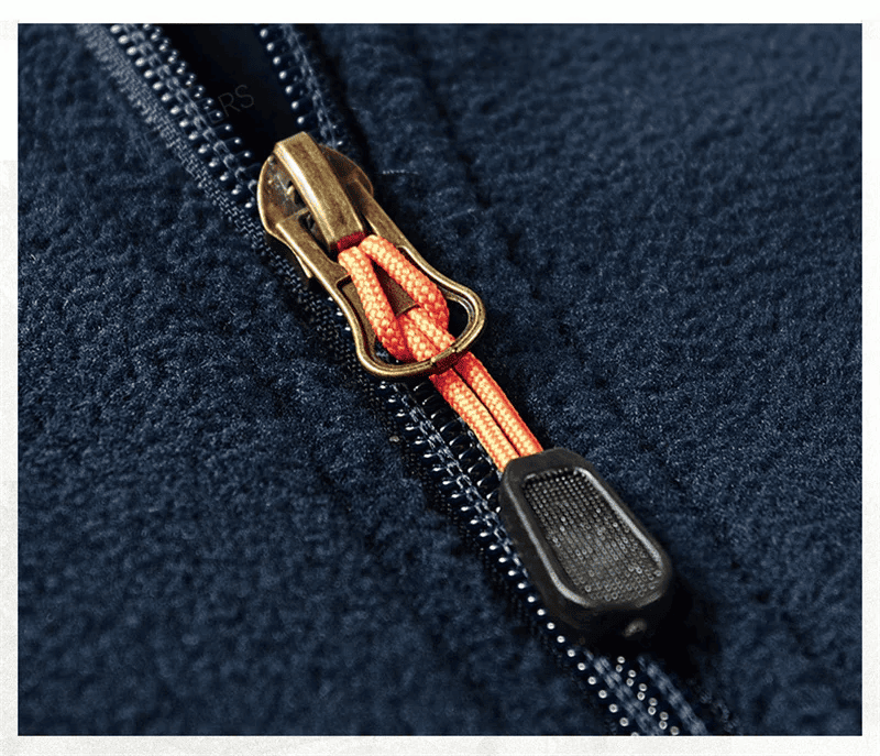 Chaqueta Polar de Lana para Hombre con Cuello Alto