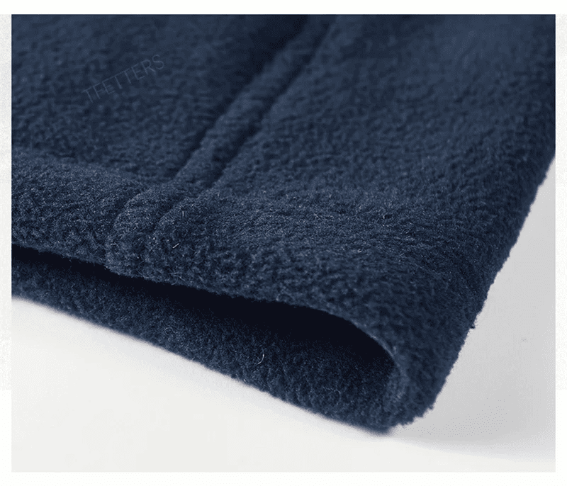 Chaqueta Polar de Lana para Hombre con Cuello Alto