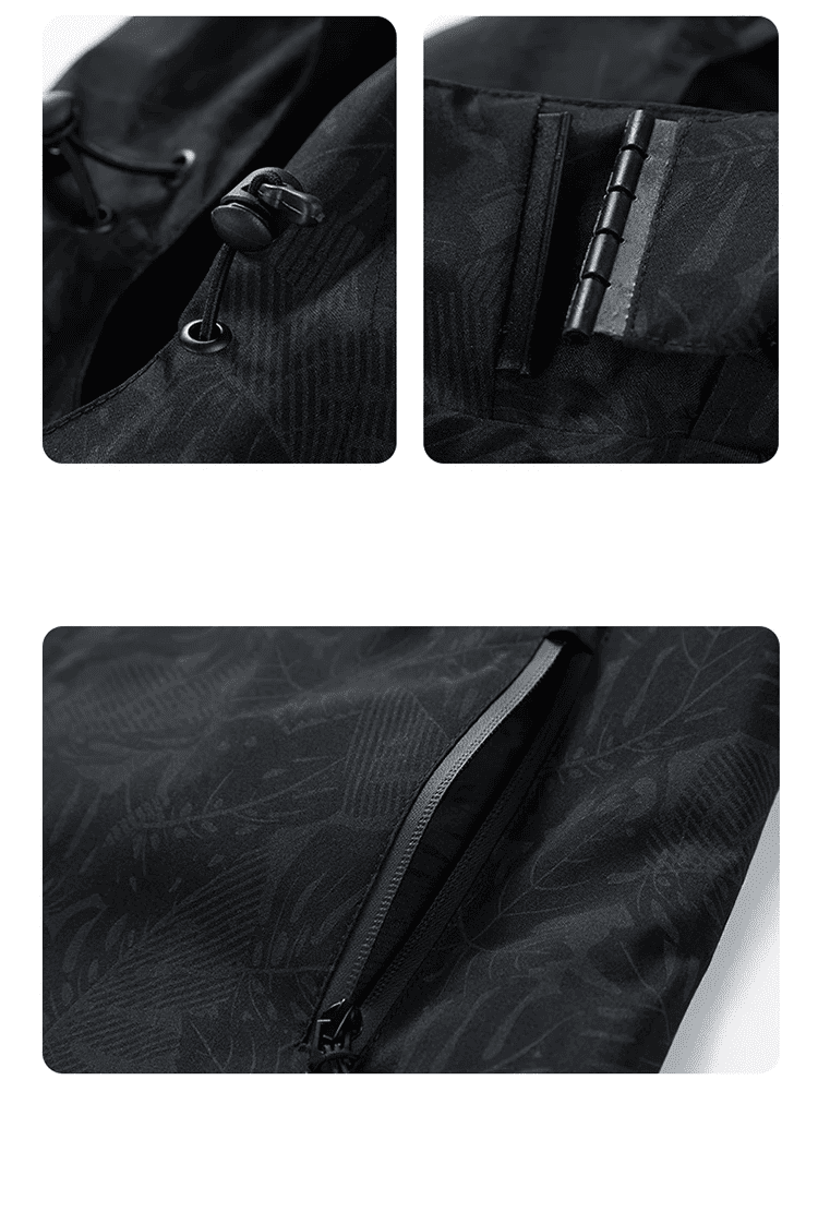 Chaqueta Deportiva de Montañismo – Impermeable y a Prueba de Viento con Capucha