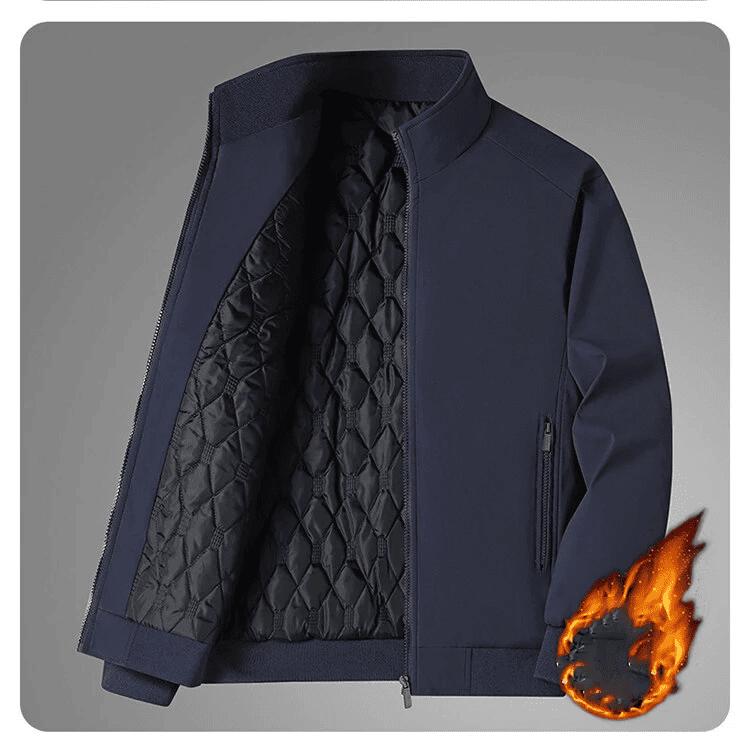 Chaqueta de Invierno – Cuello Alto, Impermeable y Casual de Negocios