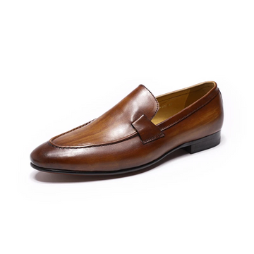 Zapato Mocasín de Cuero Hecho a Mano