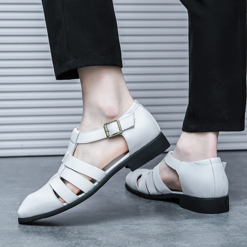 Zapatos de Cuero Legítimo Premium – Sandalias Transpirables para Negocios