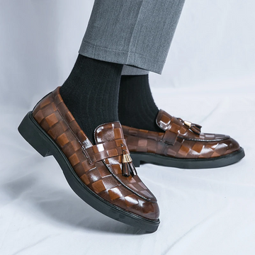 Zapato Mocasín Social Slip-On – Clásico en Cuero Oxford
