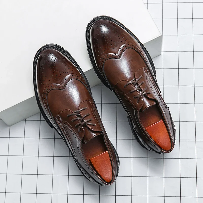 Zapatos Oxford Estilo Británico – Calzado Formal en Cuero Genuino