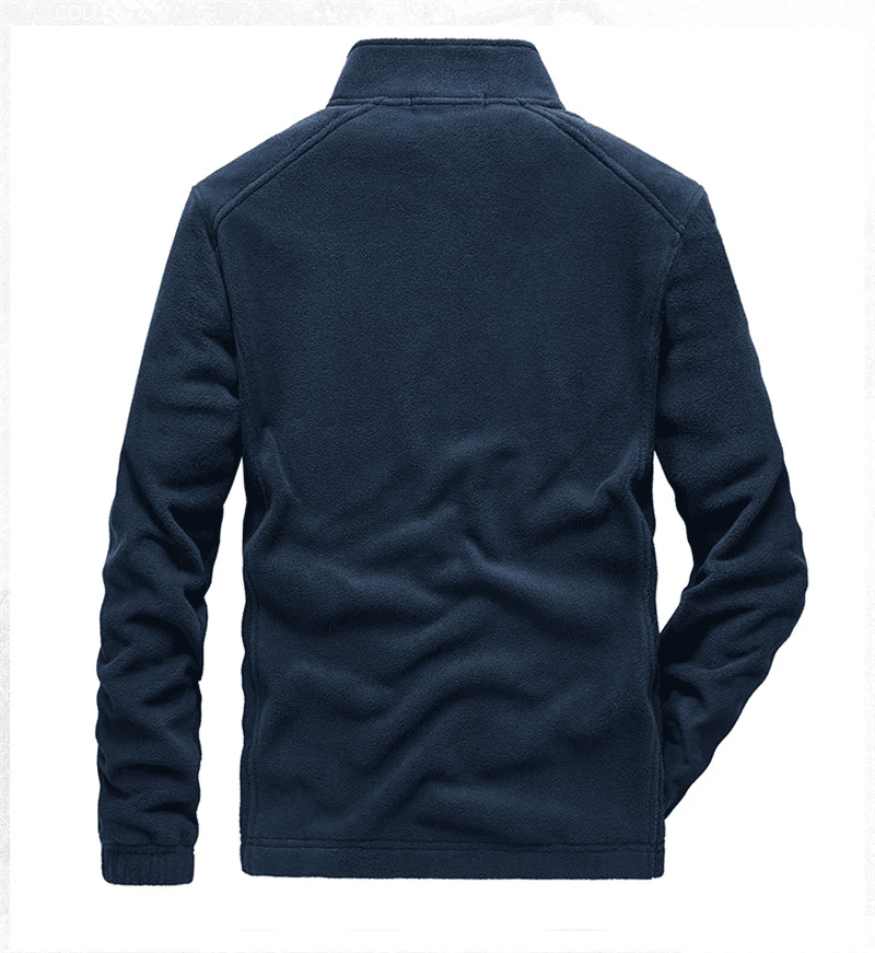 Chaqueta Polar de Lana para Hombre con Cuello Alto