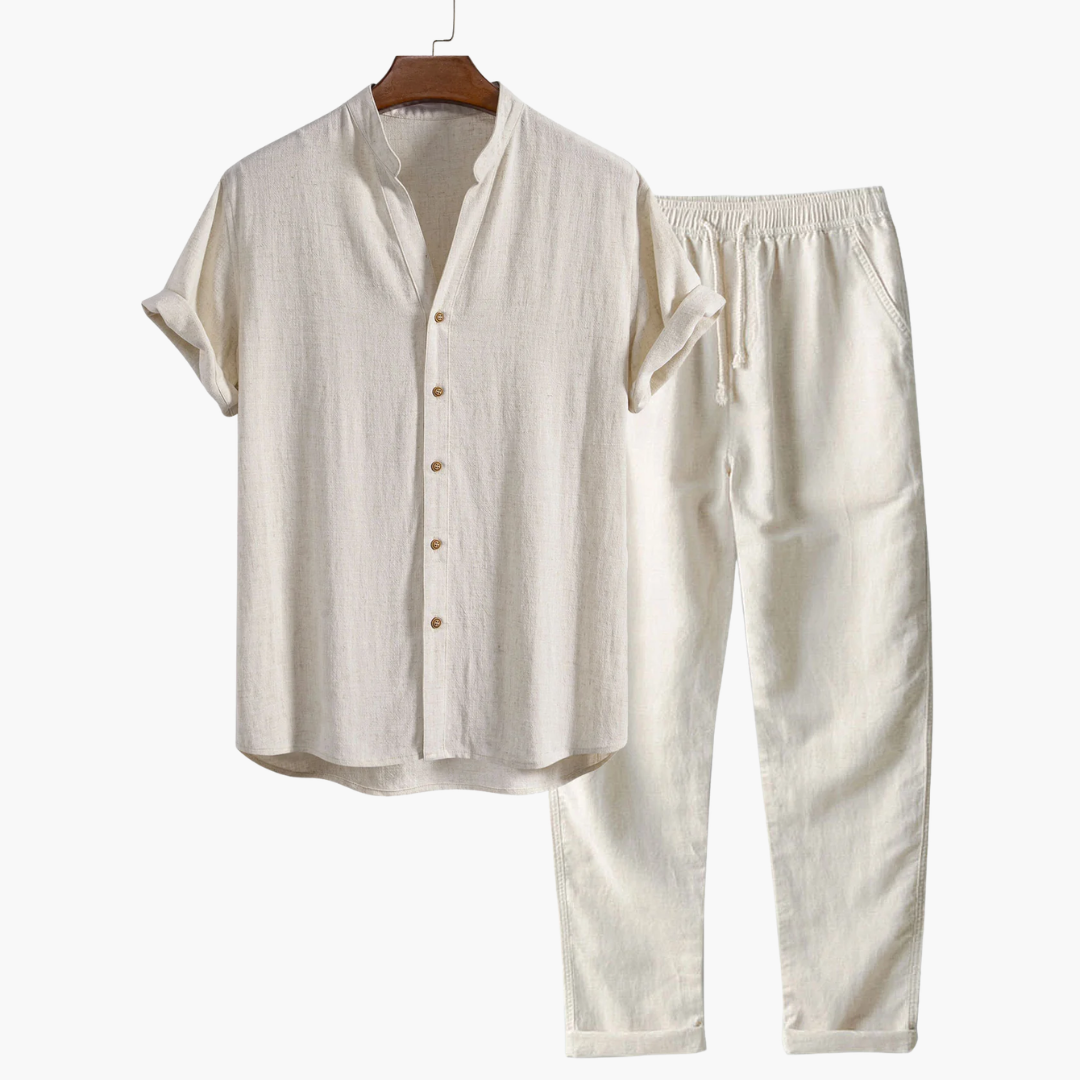 Conjunto Mediterráneo "Lino &amp; Brisa" – Edición Limitada