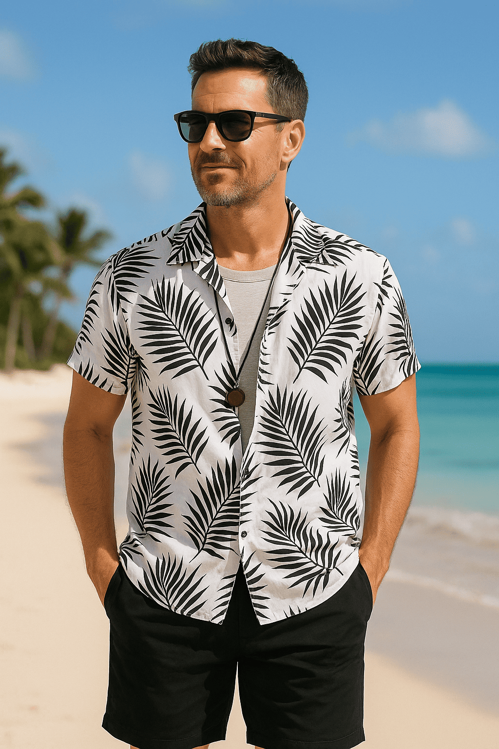 Estilo Hombre™ Set Verano 2x1 – Conjunto Tropical Elegante para Hombre (4 piezas)