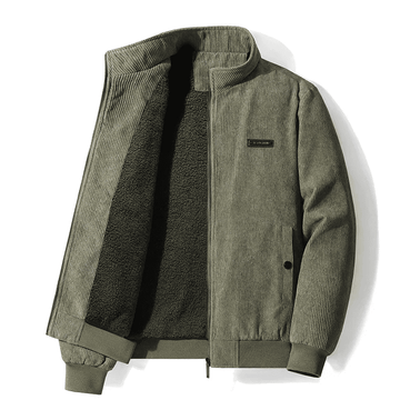 Chaqueta de Invierno para Hombre Browon – Abrigo de Pana con Cuello Alto