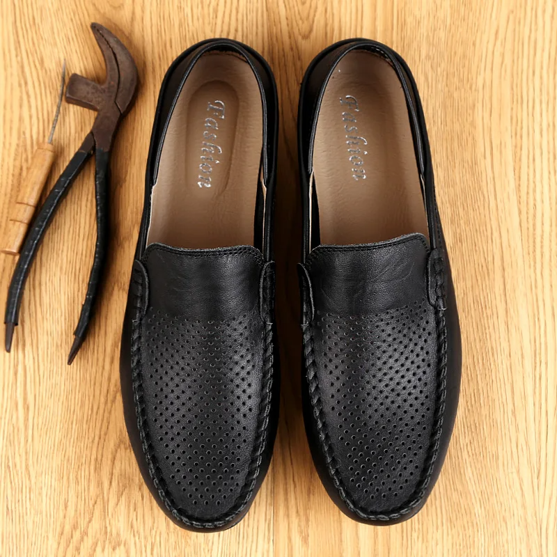Zapato Mocasín Casual de Cuero – Lujo Italiano