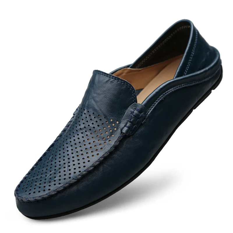 Zapato Mocasín Casual de Cuero – Lujo Italiano