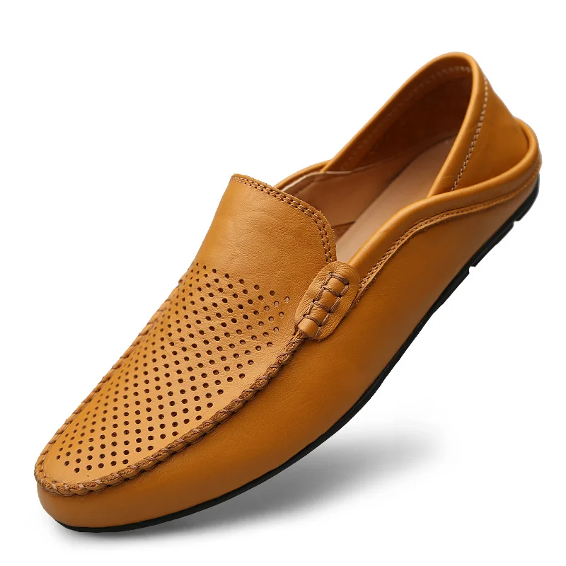 Zapato Mocasín Casual de Cuero – Lujo Italiano