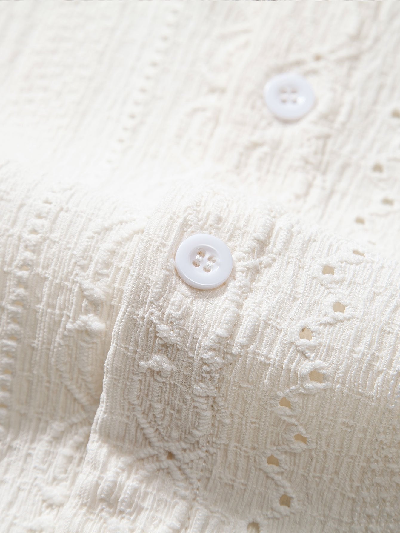 Camisa de Verano "Aura" – Diseño Calado Premium