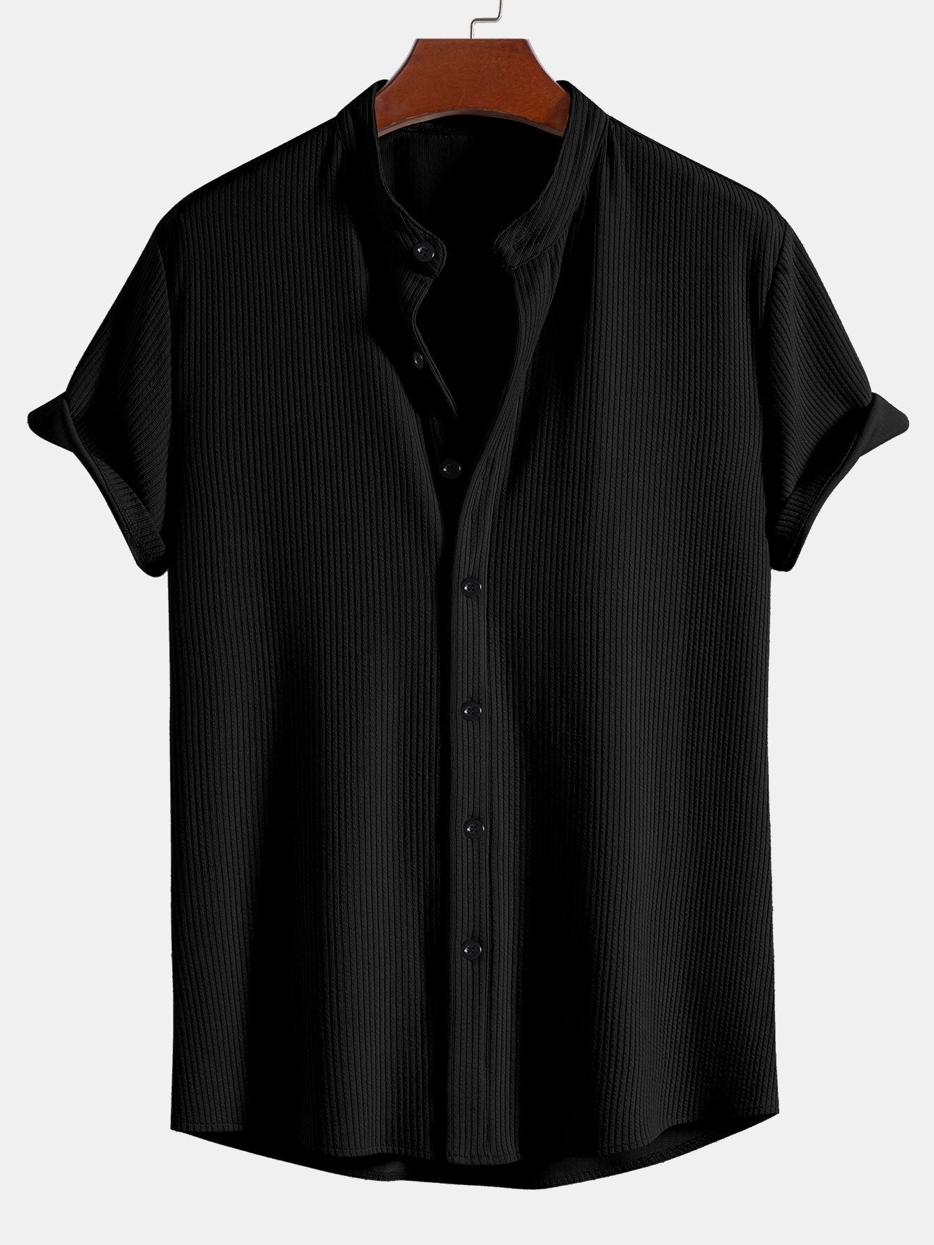 Camisa "Mao Muscle" – Textura Acanalada y Estilo Atlético