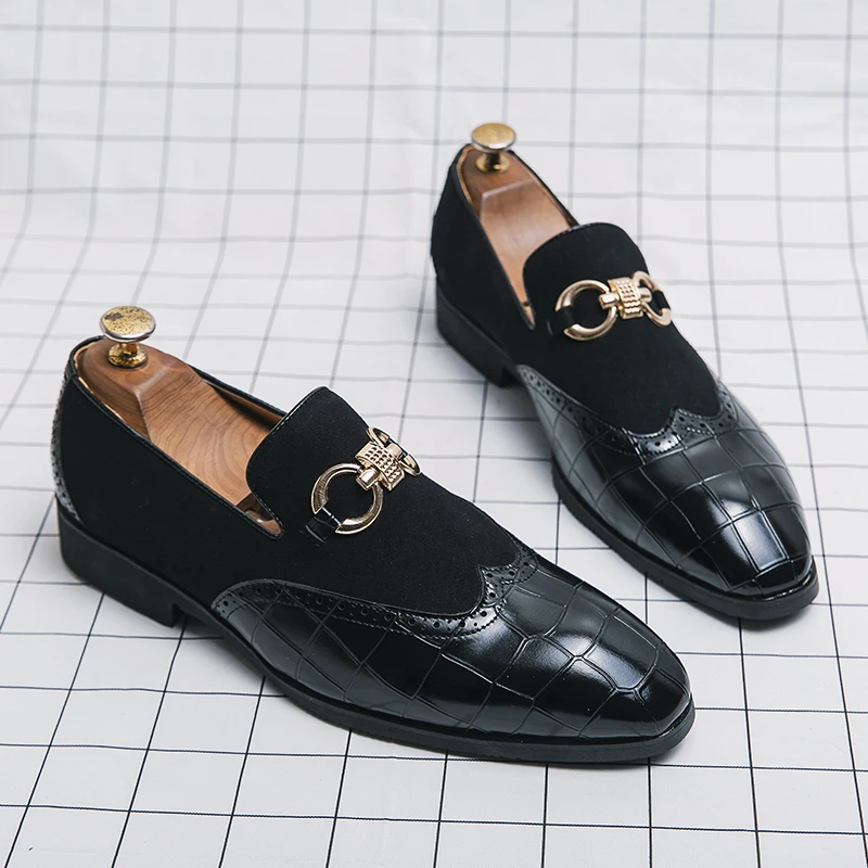 Zapato Mocasín Nobuck sin Cordones